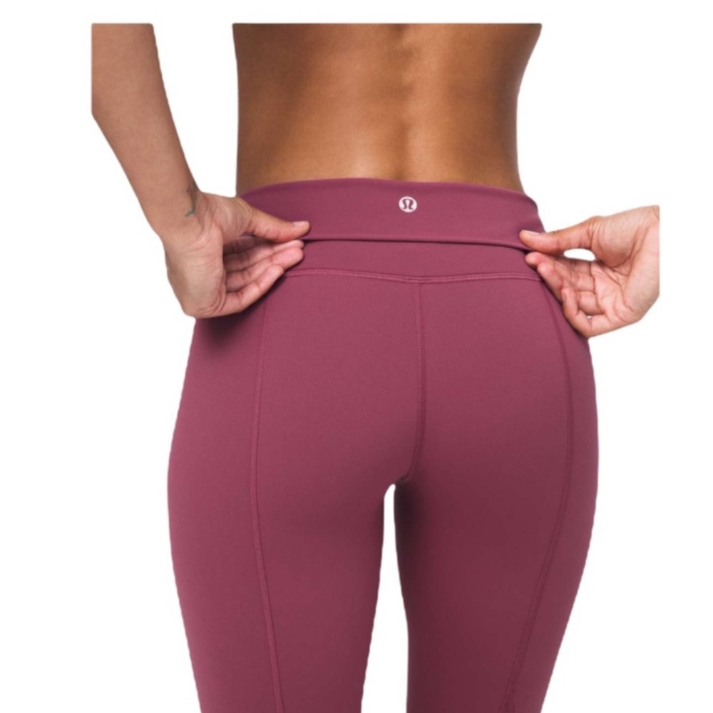 Mauve lulu leggings size 10